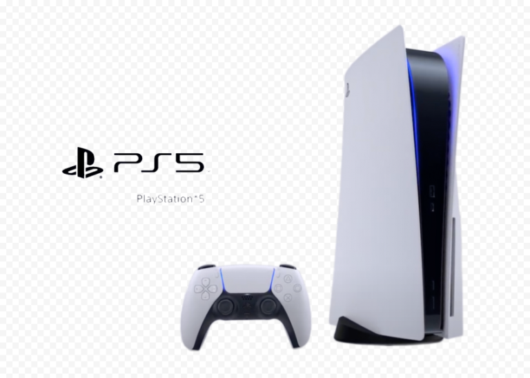 Playstation 5 console with controller